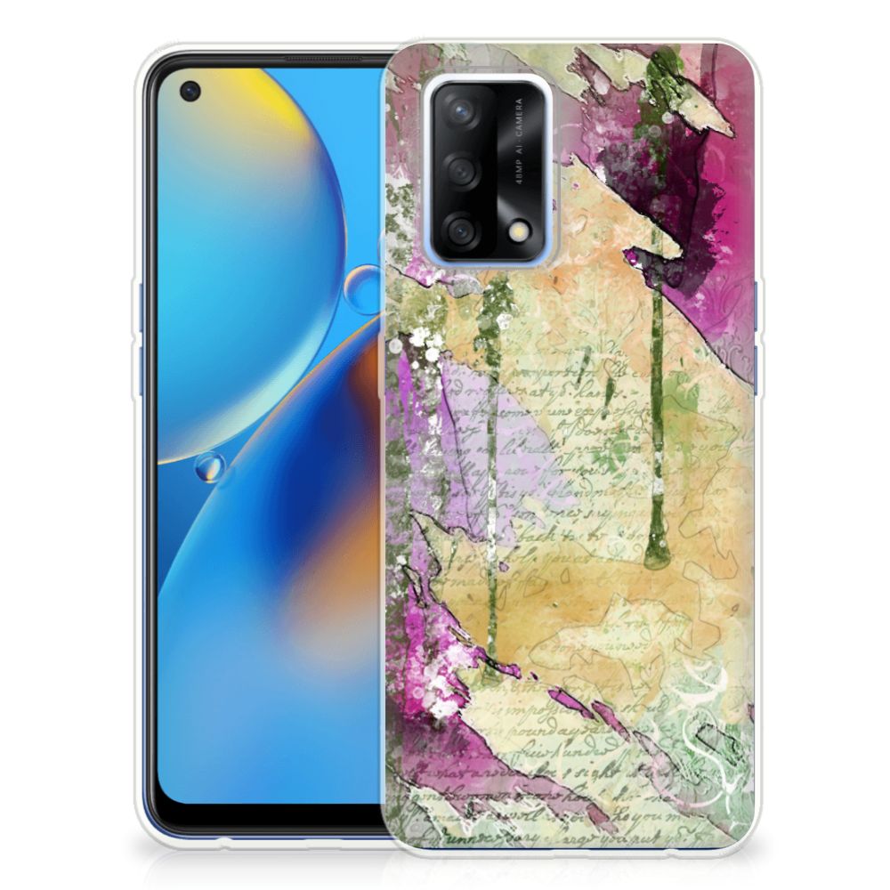 Hoesje maken OPPO A74 4G Letter Painting B2C Telecom