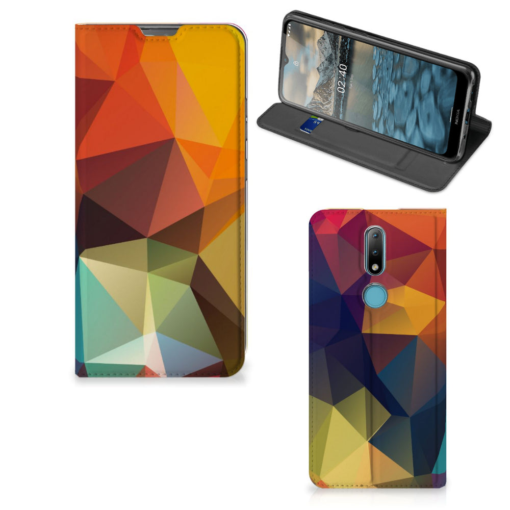 Nokia 2.4 Stand Case Polygon Color