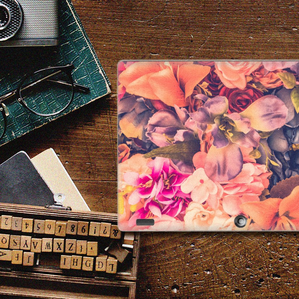 Lenovo Tab 10 | Tab 2 A10-30 Siliconen Hoesje Bosje Bloemen - B2C Telecom