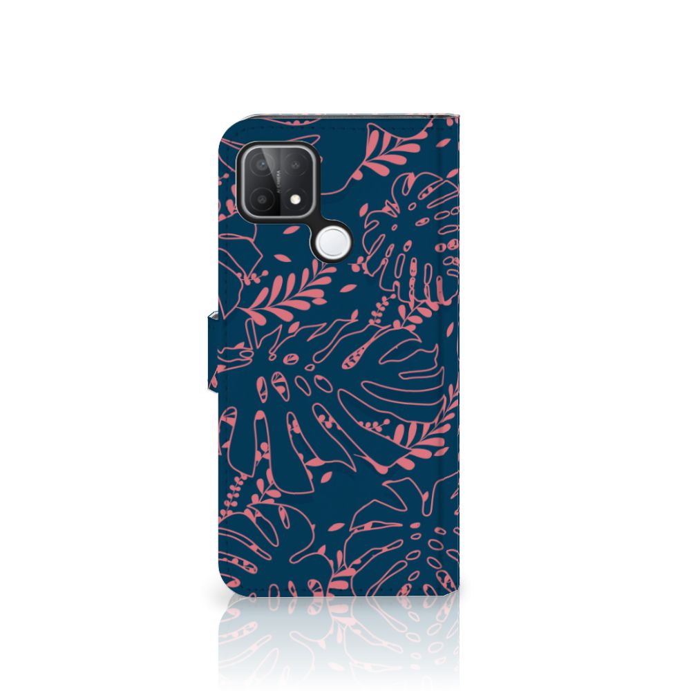 OPPO A15 Hoesje Palm Leaves