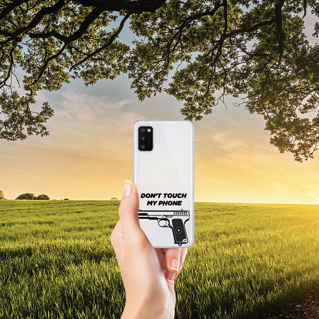 Samsung Galaxy A41 Silicone-hoesje Pistol DTMP B2C Telecom