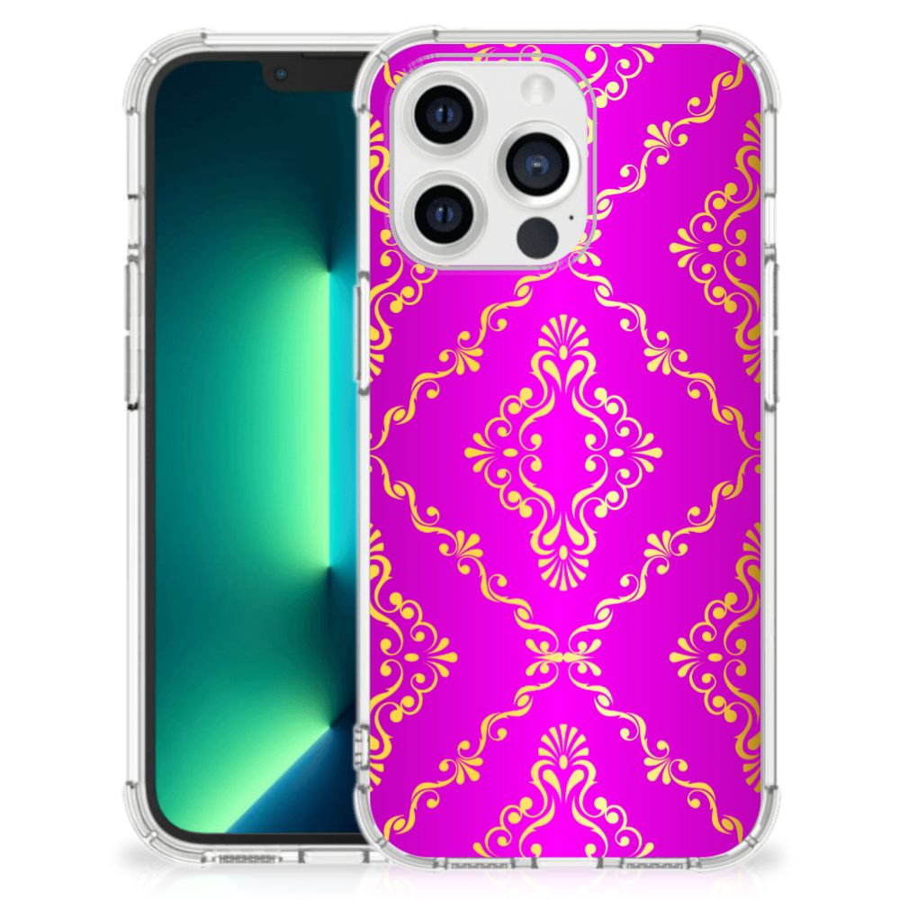 Anti Shock Case iPhone 13 Pro Max Barok Roze - B2C Telecom