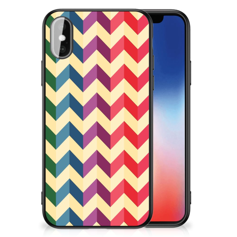 iPhone X | Xs Back Case Zigzag Multi Color B2C Telecom