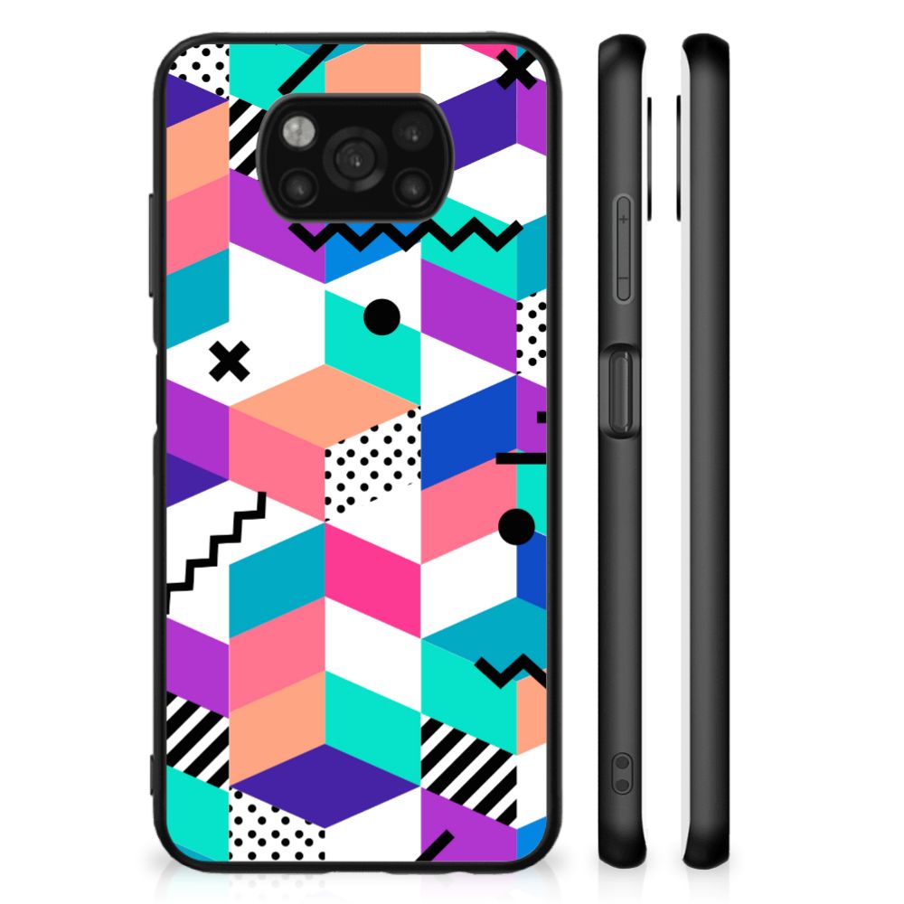Xiaomi Poco X3 | X3 Pro Backcover Blokken Kleurrijk B2C Telecom