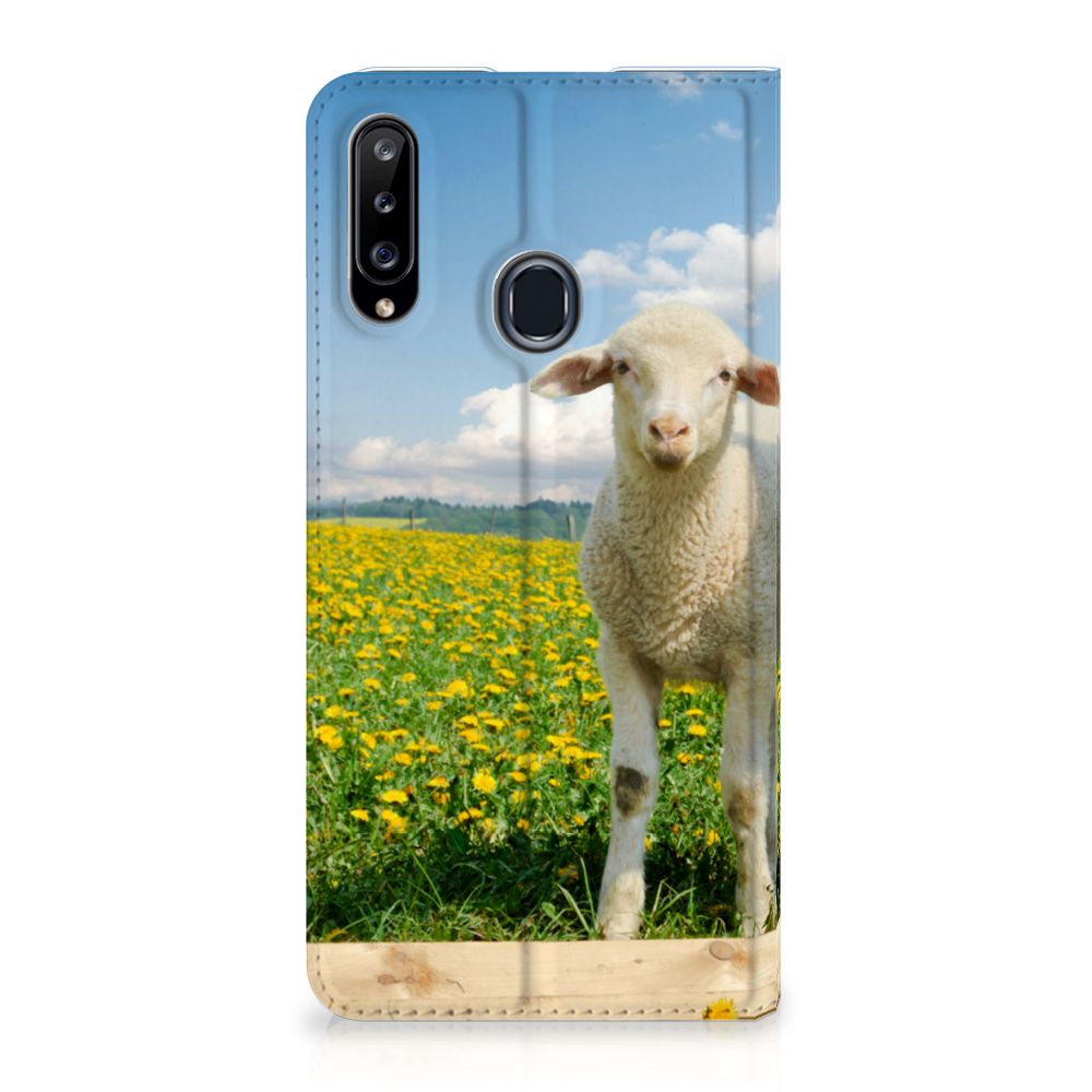 Samsung Galaxy A20s Hoesje maken Schaap en Lammetje - B2C Telecom