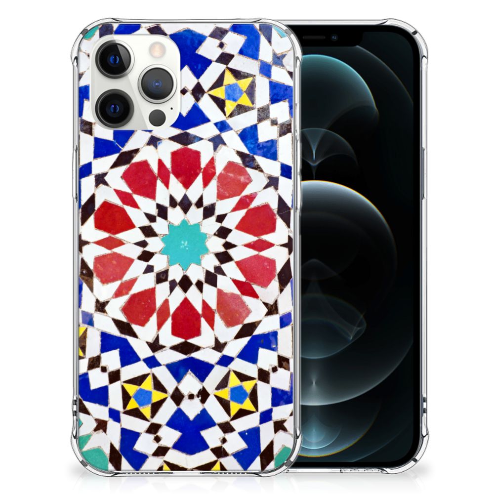 iPhone 12 Pro Max Anti-Shock Hoesje Mozaïek B2C Telecom