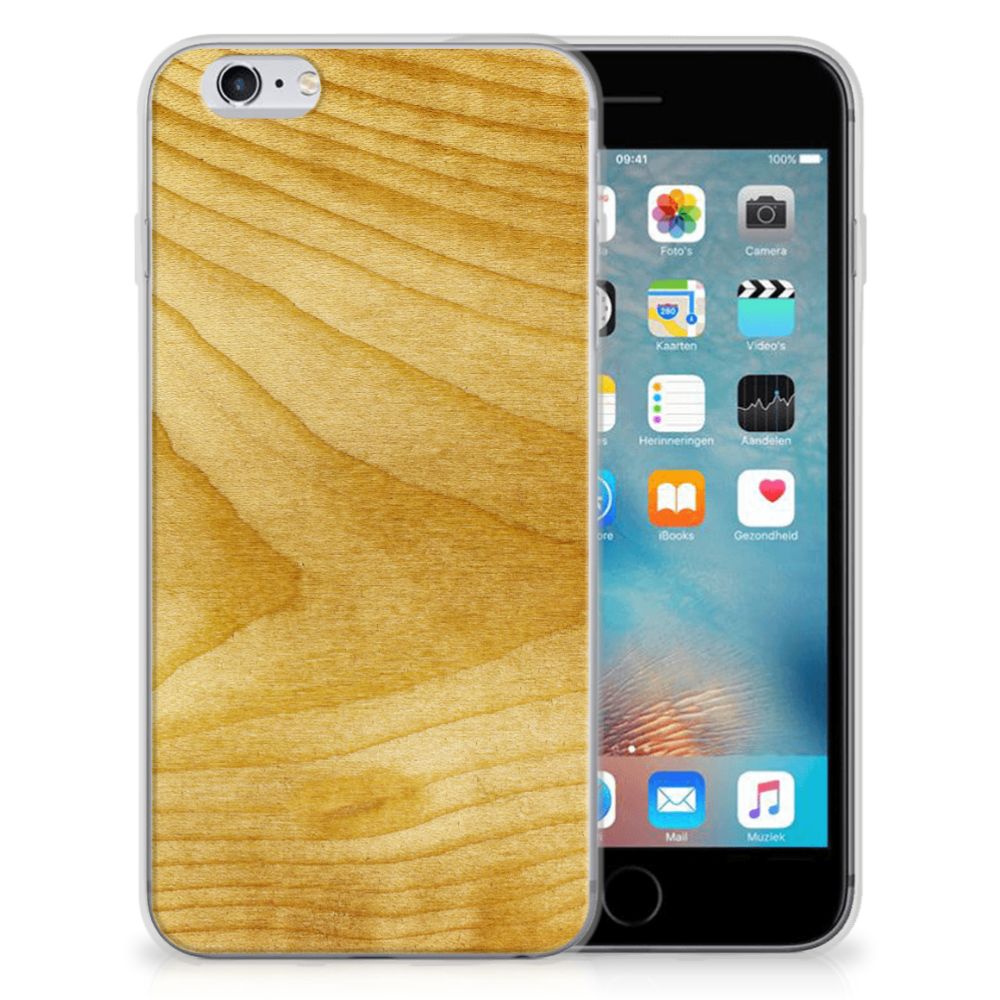 Apple iPhone 6 | 6s Bumper Hoesje Licht Hout