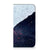 iPhone 15 Plus Stand Case Sea in Space met een uniek ontwerp van sterren en zee.