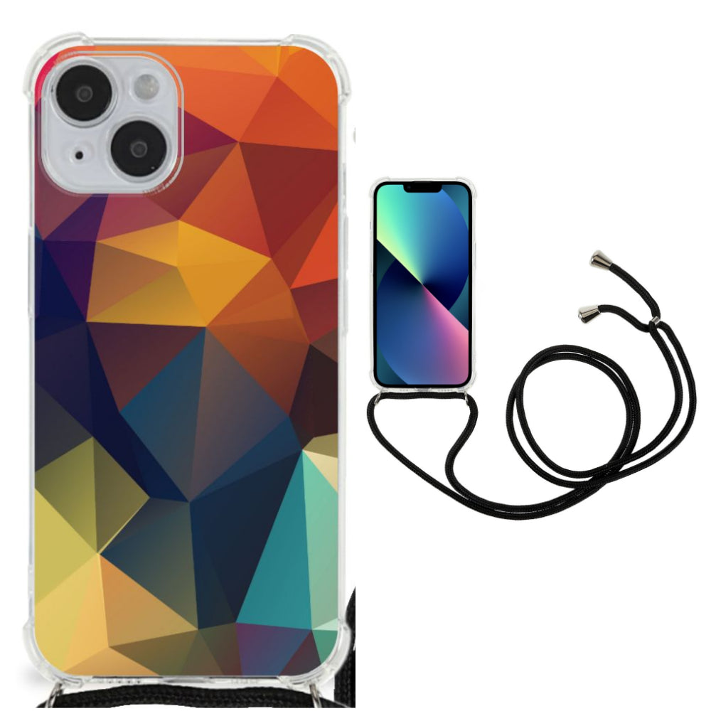 iPhone 14 Shockproof Case Polygon Color