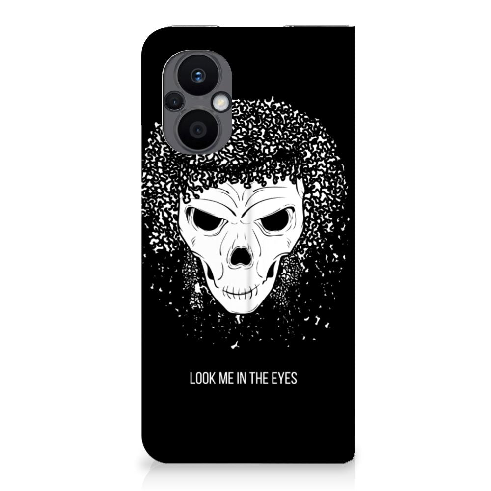 Mobiel BookCase OPPO Reno8 Lite Skull Hair - B2C Telecom