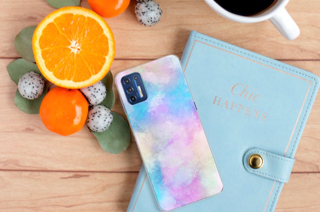 Hoesje maken Motorola Moto G9 Plus Watercolor Light B2C Telecom