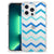 iPhone 13 Pro Max Doorzichtige Silicone Hoesje Zigzag Blauw - B2C Telecom