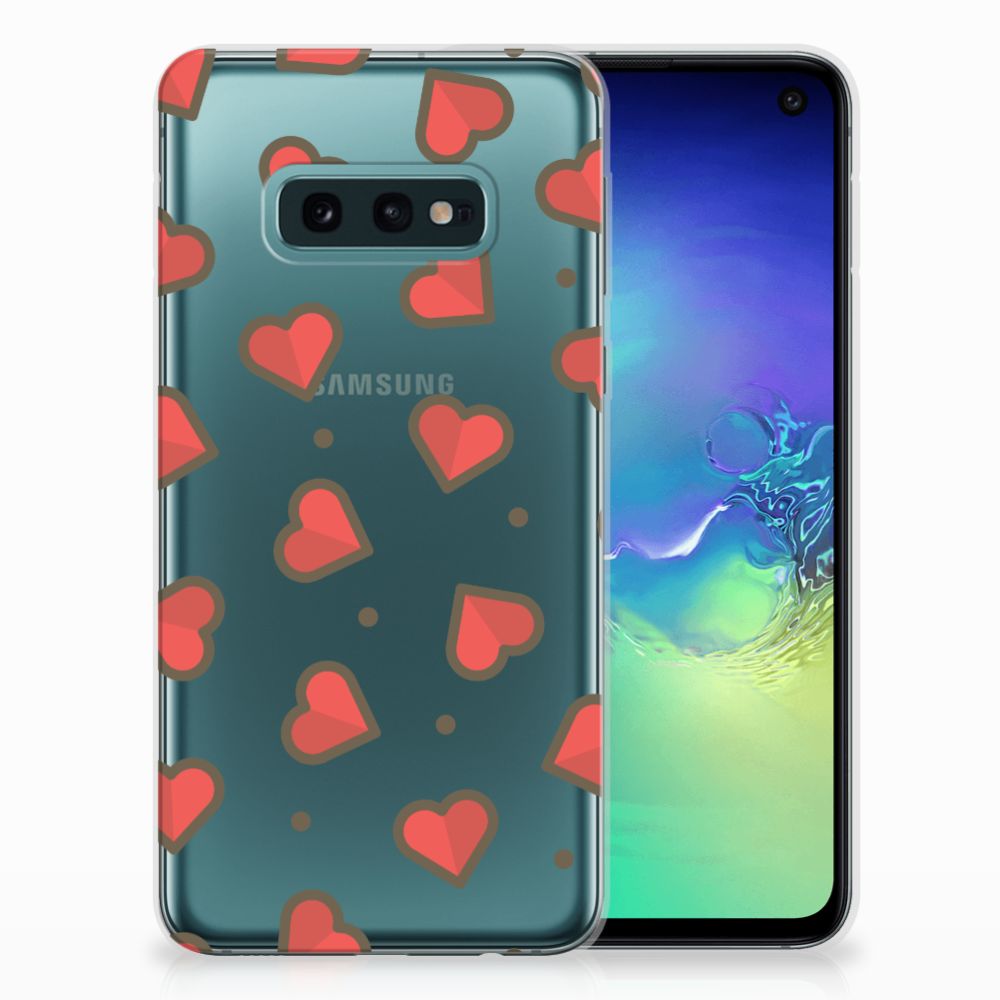 Samsung Galaxy S10e TPU bumper Hearts