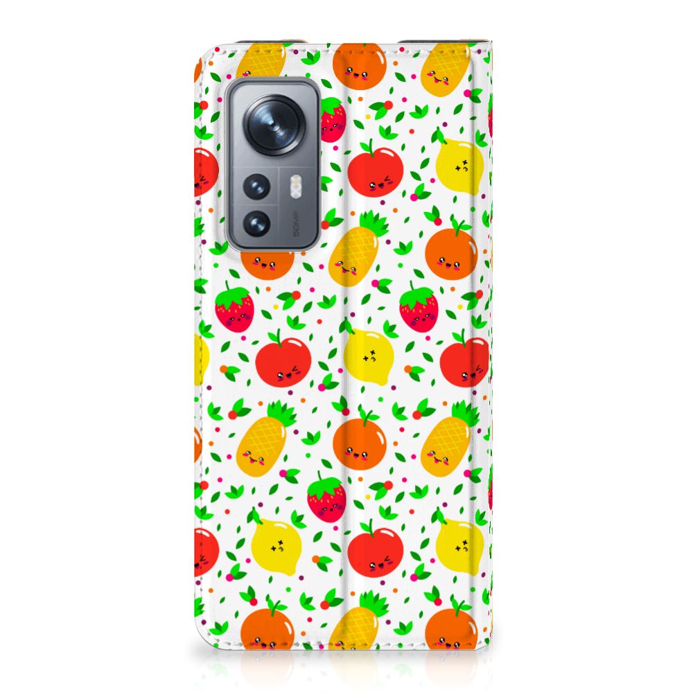 Xiaomi 12 | 12X Flip Style Cover Fruits - B2C Telecom