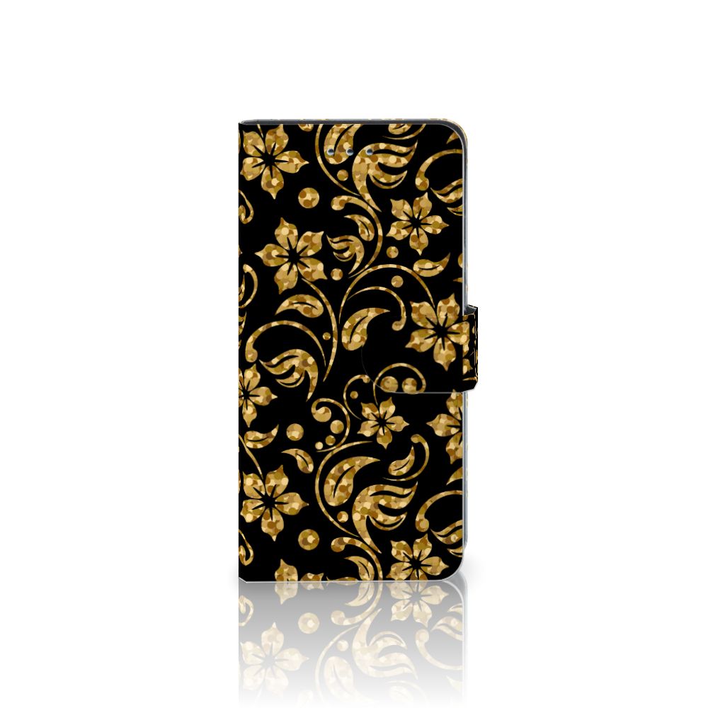 Xiaomi Redmi K20 Pro Hoesje Gouden Bloemen