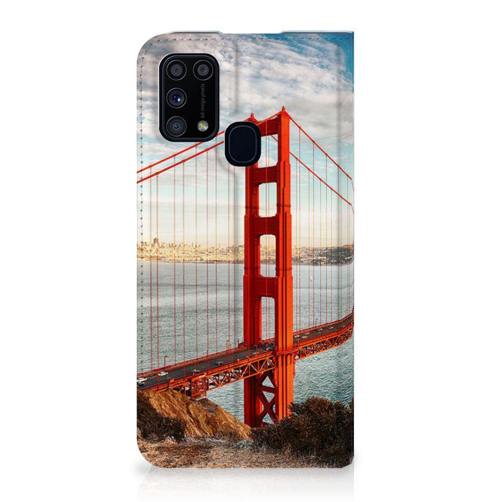 Samsung Galaxy M31 Book Cover Golden Gate Bridge - B2C Telecom
