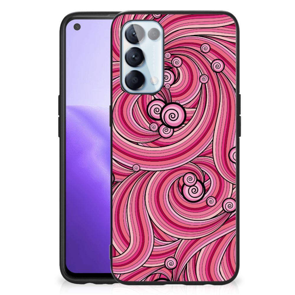 OPPO Reno5 5G | Find X3 Lite Leuk Telefoonhoesje Swirl Pink