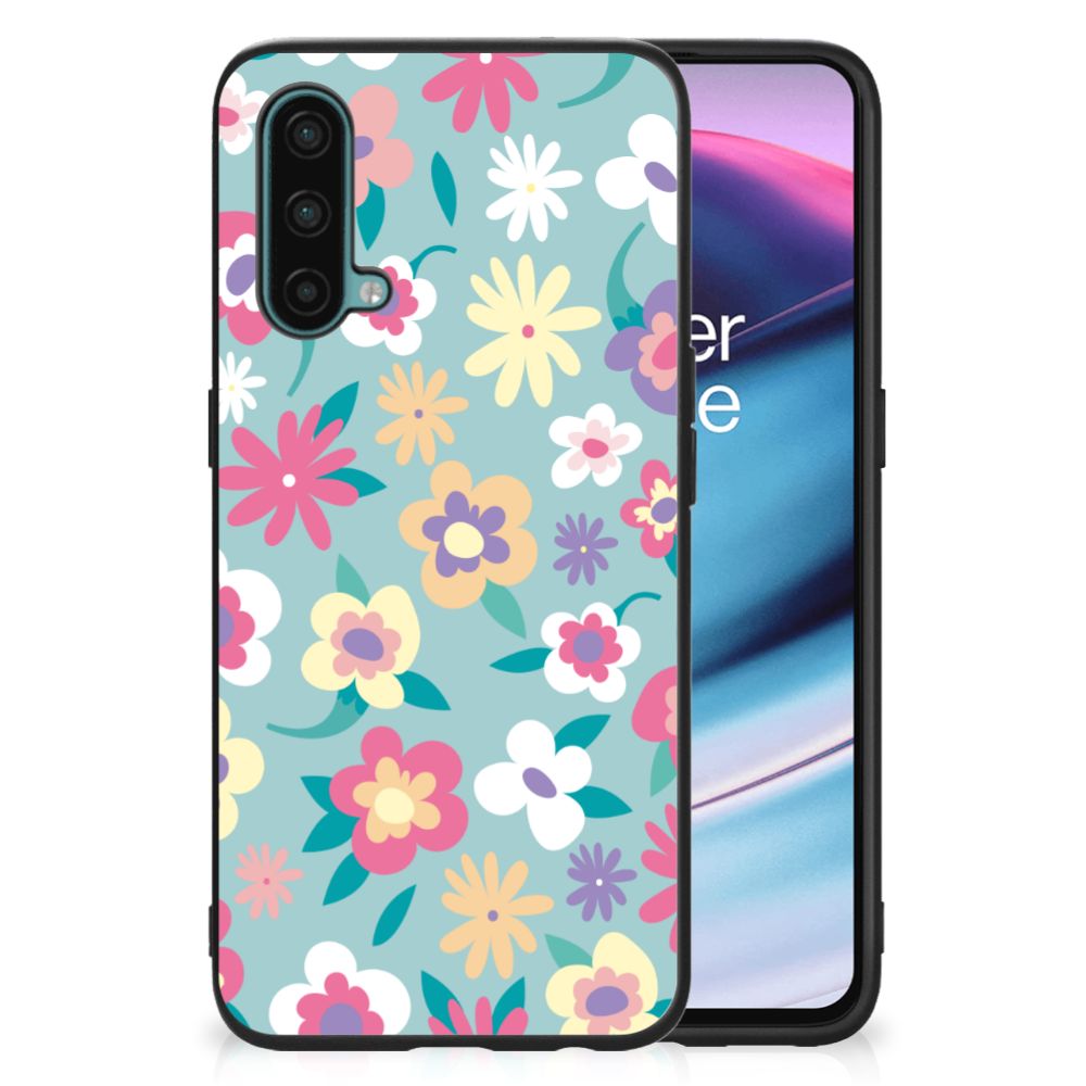 OnePlus Nord CE 5G Bloemen Hoesje Flower Power