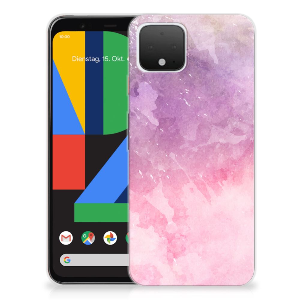 Hoesje maken Google Pixel 4 Pink Purple Paint