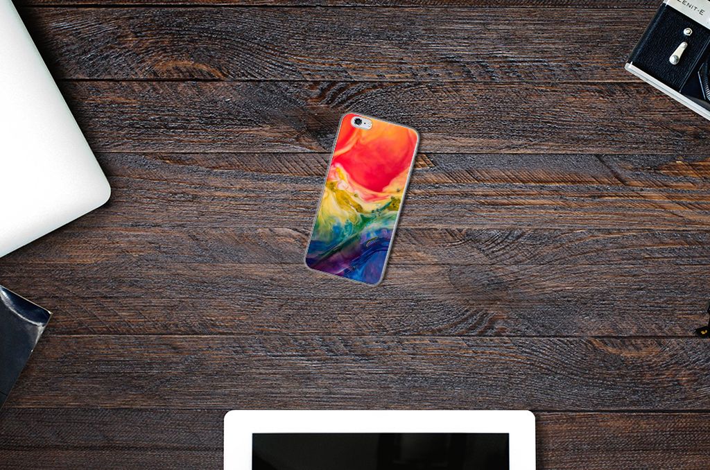 Hoesje maken Apple iPhone 6 | 6s Watercolor Dark