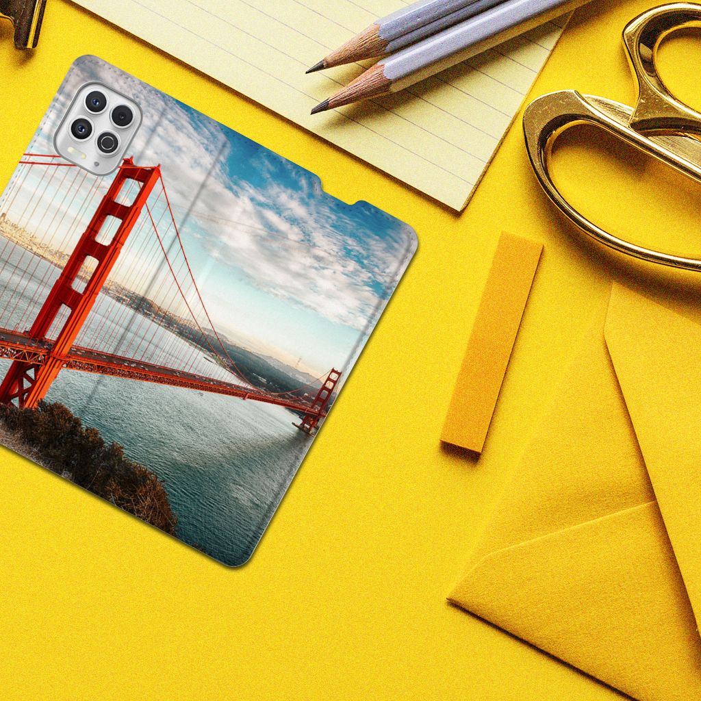 Motorola Moto G100 Book Cover Golden Gate Bridge - B2C Telecom