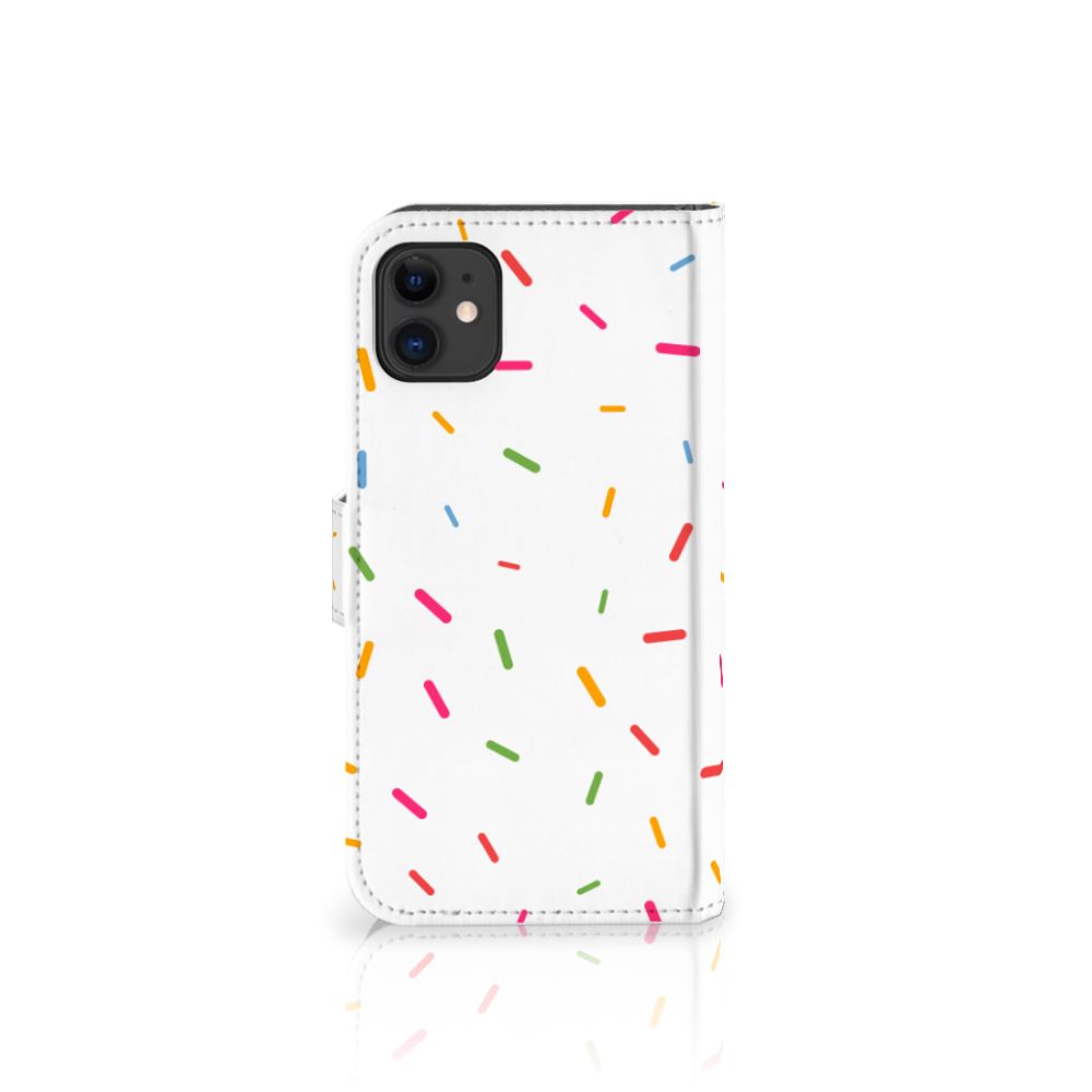 Apple iPhone 11 Book Cover Donut Roze