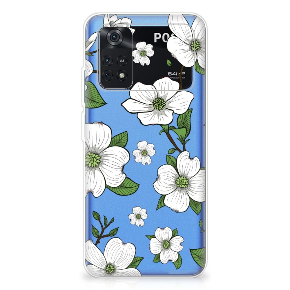 Xiaomi Poco M4 Pro 4G TPU Case Dogwood Flowers