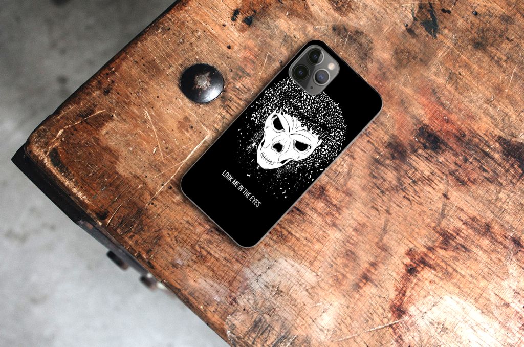 Silicone Back Case Apple iPhone 11 Pro Skull Hair