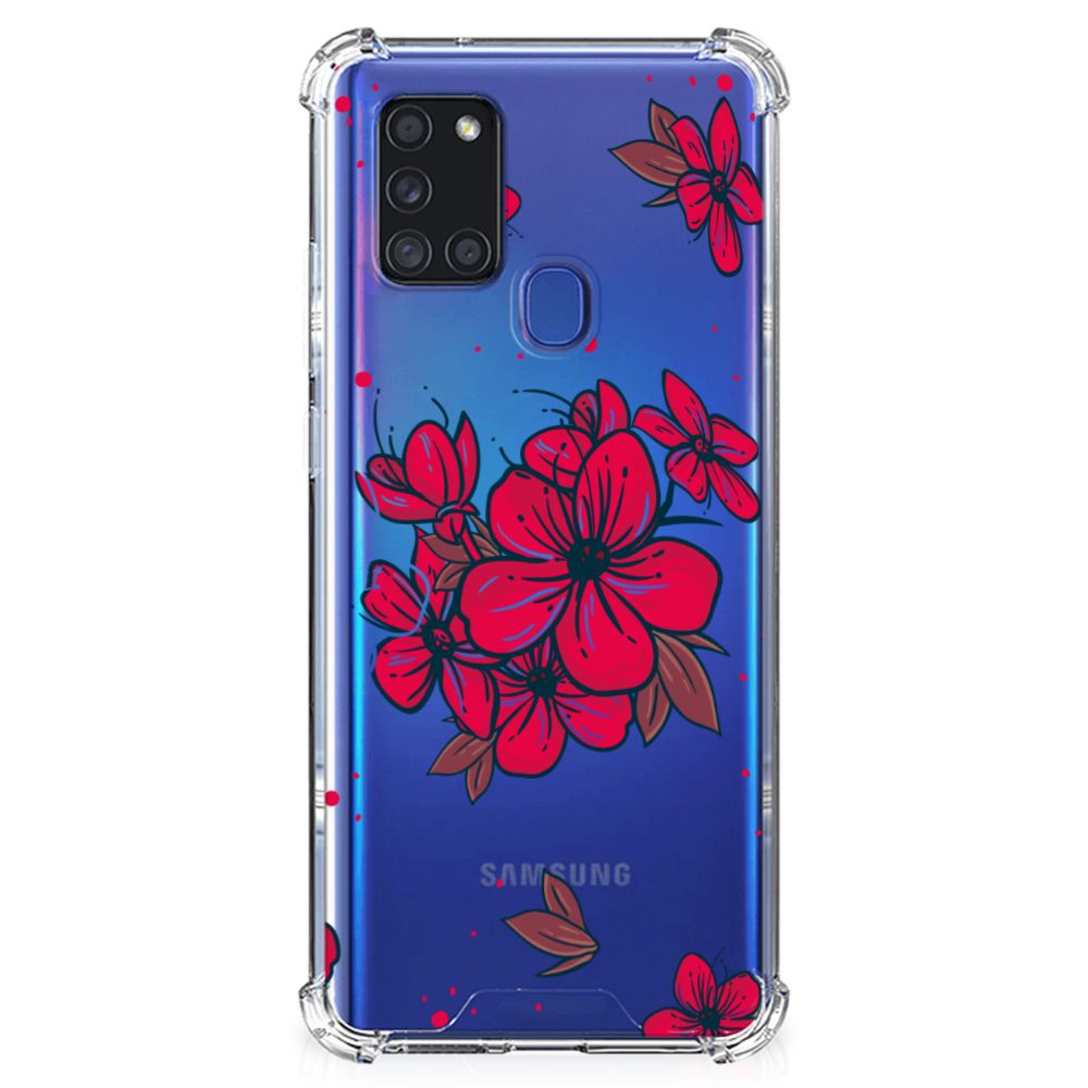 Samsung Galaxy A21s Case Blossom Red