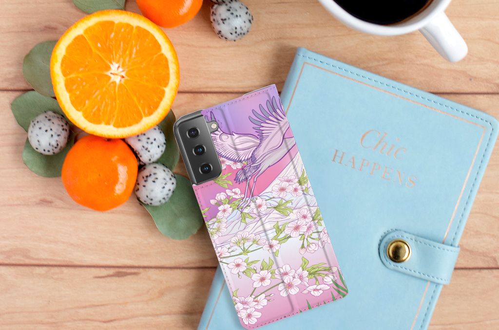 Samsung Galaxy S21 Plus Hoesje maken Bird Flying - B2C Telecom