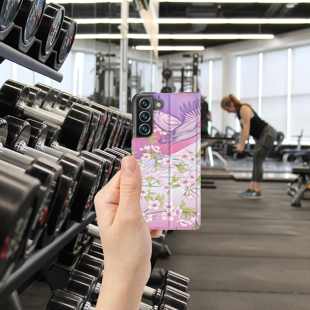 Samsung Galaxy S22 Plus Hoesje maken Bird Flying - B2C Telecom