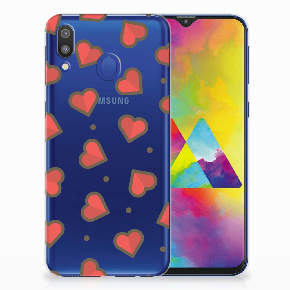 Samsung Galaxy M20 (Power) TPU bumper Hearts