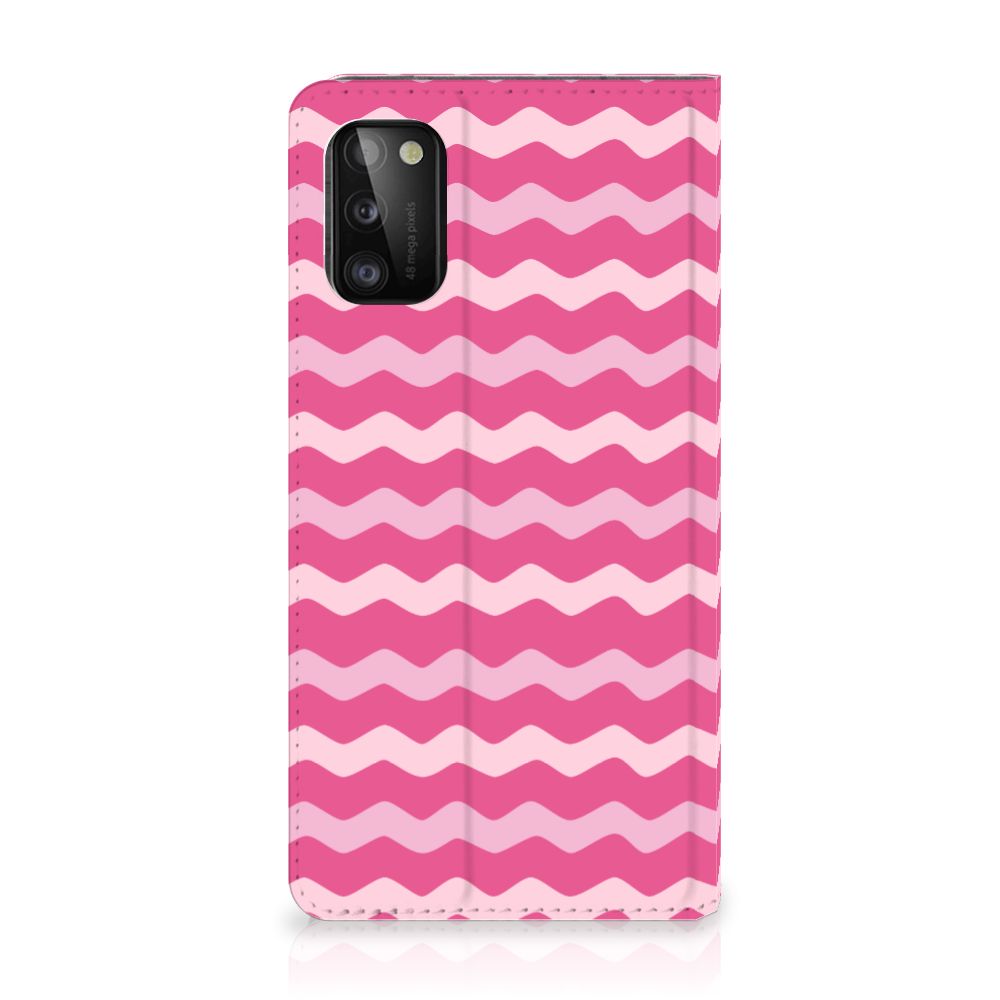 Samsung Galaxy A41 Hoesje met Magneet Waves Pink - B2C Telecom