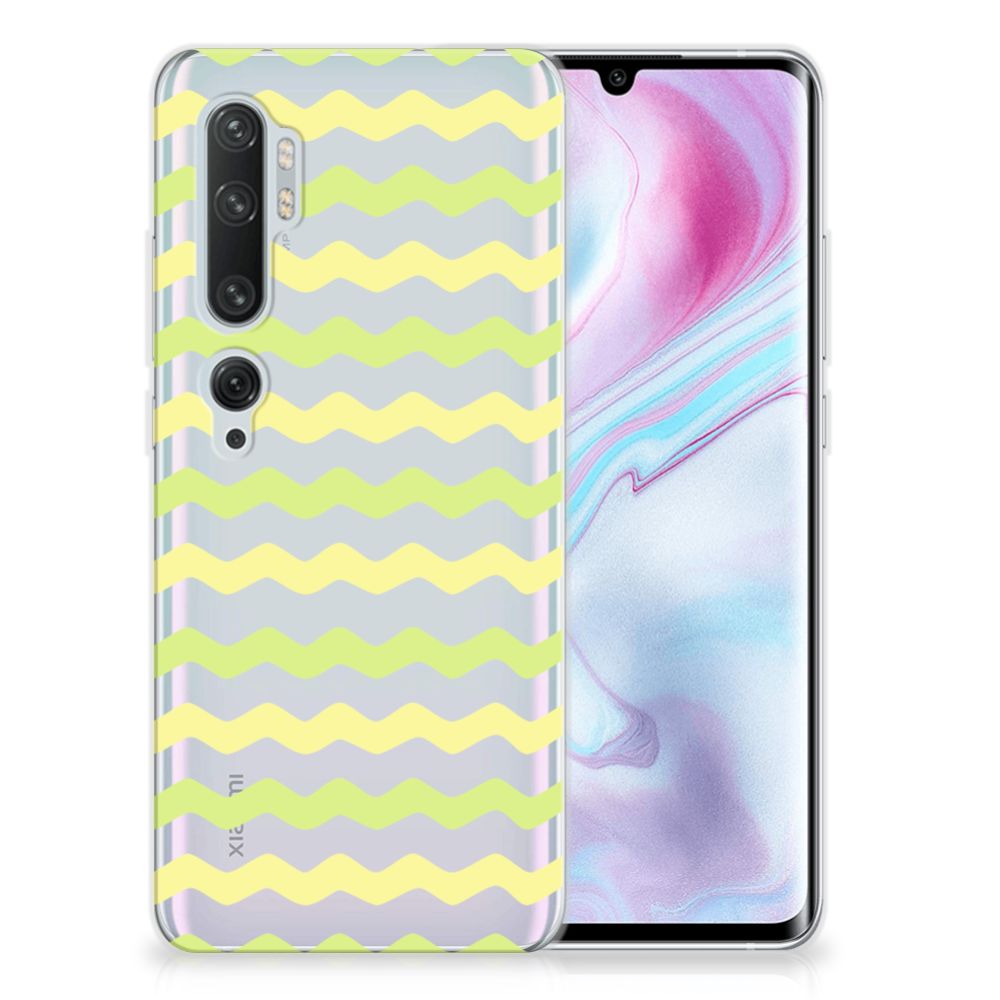 Xiaomi Mi Note 10 Pro TPU bumper Waves Yellow