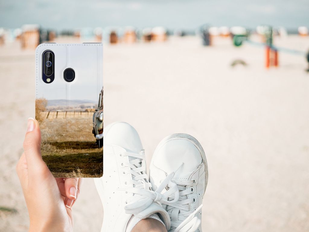 Samsung Galaxy A60 Stand Case Vintage Auto