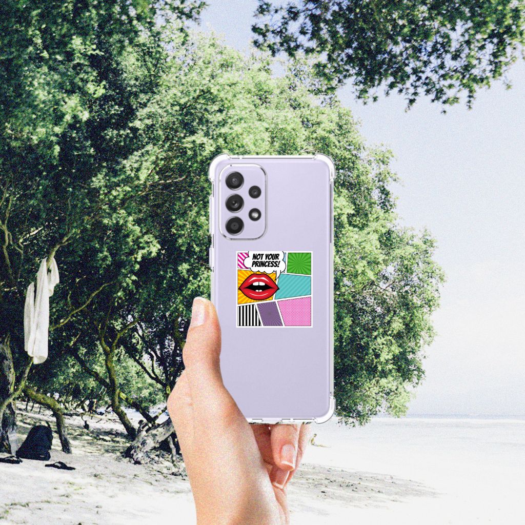 Samsung Galaxy A33 Anti Shock Bumper Case Popart Princess B2C Telecom