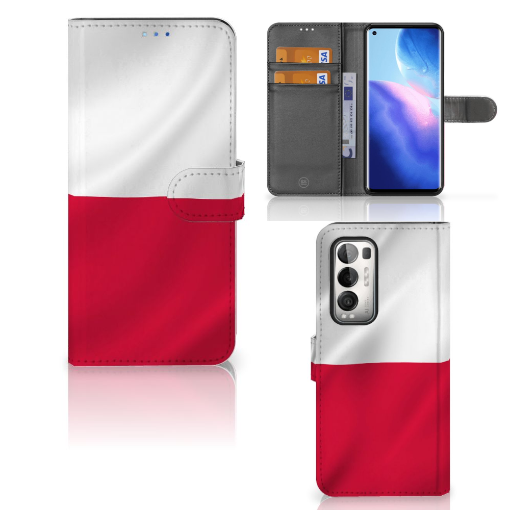 OPPO Find X3 Neo 5G Bookstyle Case Polen