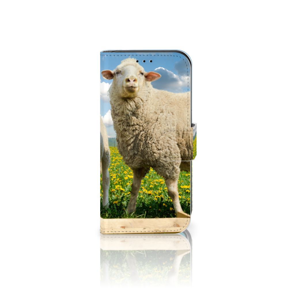Apple iPhone 11 Pro Telefoonhoesje met Pasjes Schaap en Lammetje