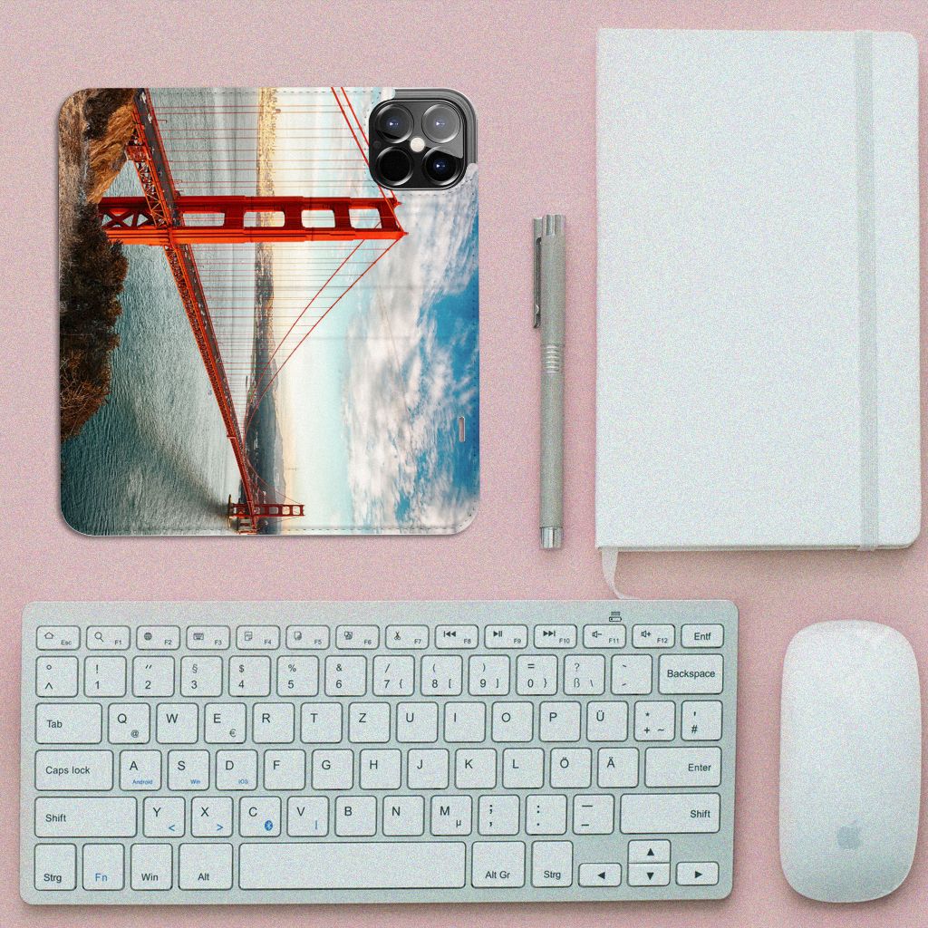 iPhone 12 Pro Max Book Cover Golden Gate Bridge - B2C Telecom