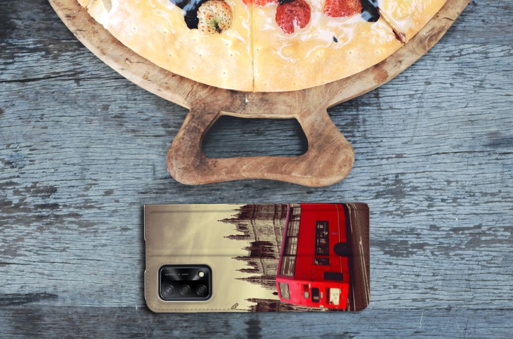 OPPO A74 4G Book Cover Londen - B2C Telecom