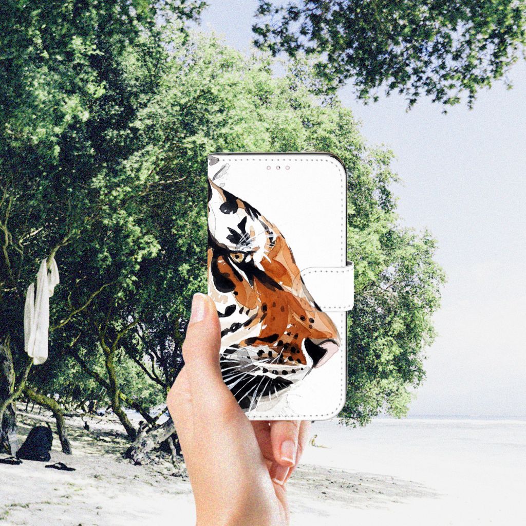 Hoesje Samsung Galaxy S23 Watercolor Tiger