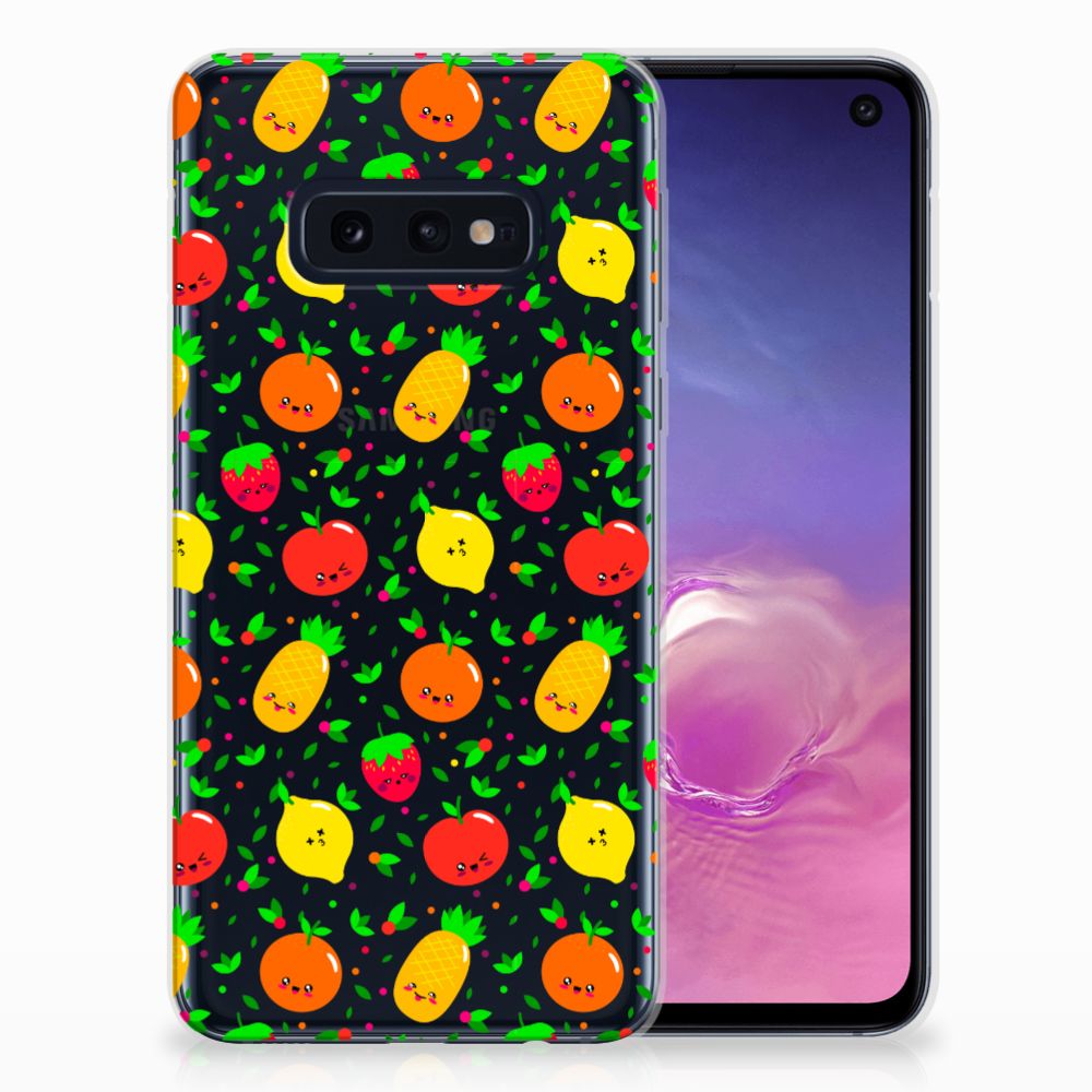 Samsung Galaxy S10e Siliconen Case Fruits