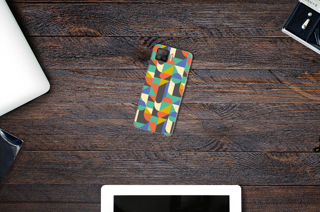 OPPO A73 4G TPU bumper Funky Retro B2C Telecom
