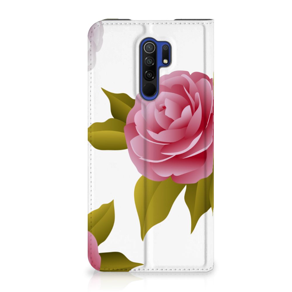 Xiaomi Redmi 9 Smart Cover Roses - B2C Telecom