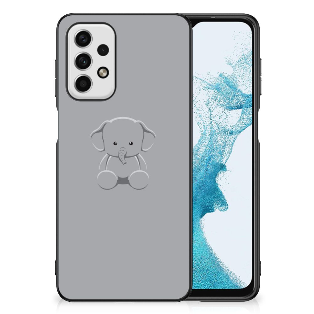 Samsung Galaxy A23 Hoesje Grijs Baby Olifant B2C Telecom