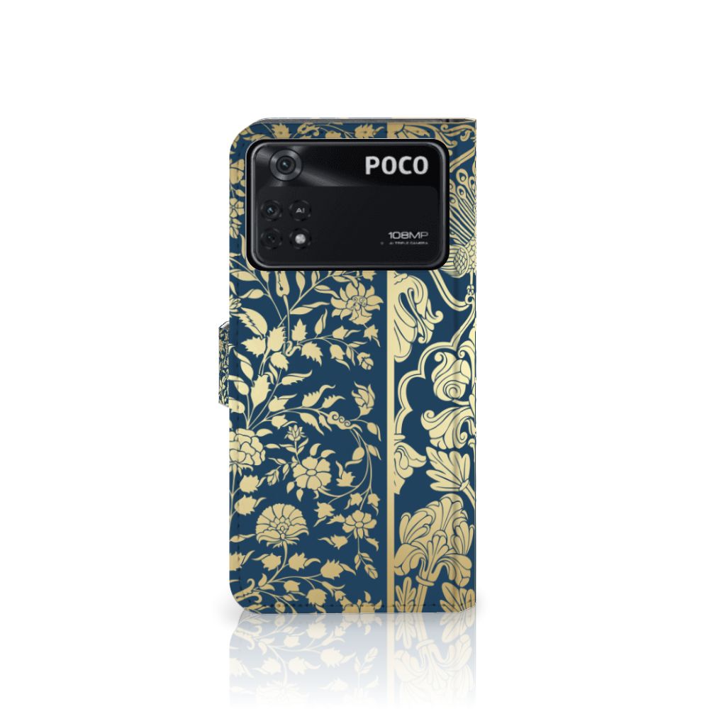 Xiaomi Poco X4 Pro 5G Hoesje Beige Flowers
