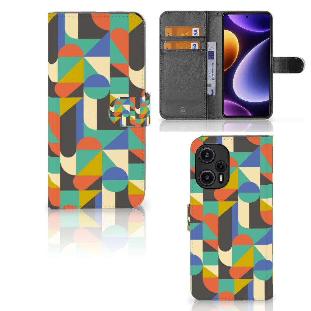 Xiaomi Poco F5 Telefoon Hoesje Funky Retro