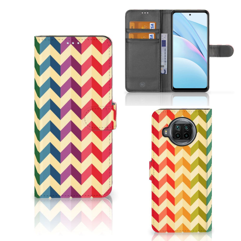 Xiaomi Mi 10T Lite Telefoon Hoesje Zigzag Multi Color