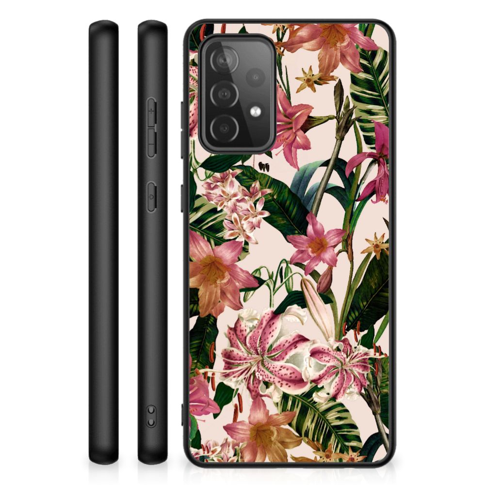 Samsung Galaxy A72 (5G/4G) Bloemen Hoesje Flowers