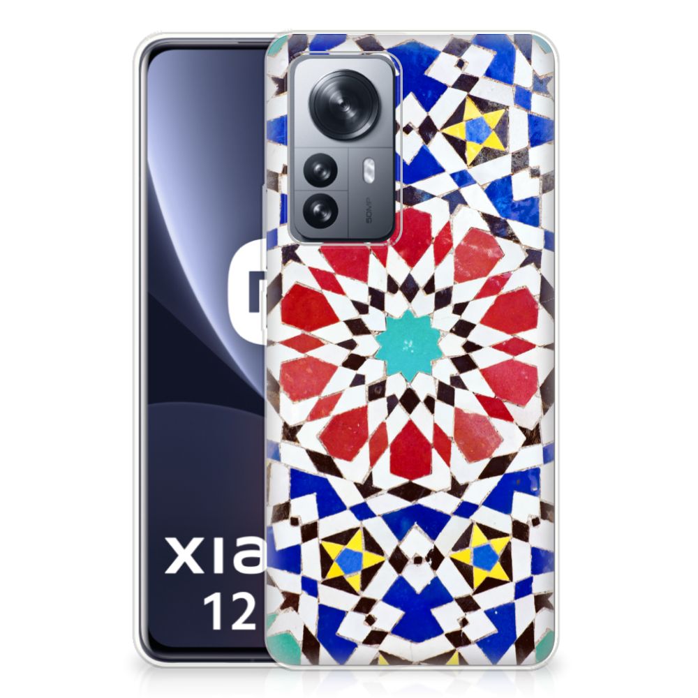 Xiaomi 12 Pro TPU Siliconen Hoesje Mozaïek